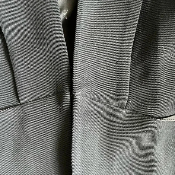 Theory black wool blend collarless Medora Hydric blazer - Picture 8 of 11